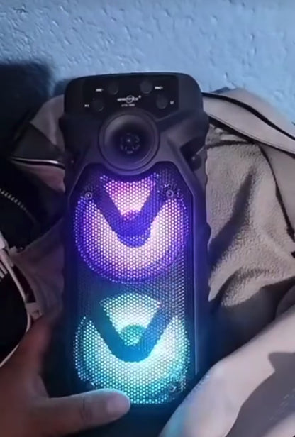 Bocina Bluetooth 3" con Luz LED RGB GTS-1560
