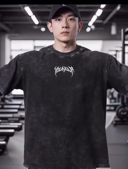 Camiseta Vintage Lavada Pesada Unisex para Hombres y Mujeres Youngla Camisas para Mi Novio
Cuello Redondo Ajustado Estilo Relajado para Gimnasio y Casual Diseño Gráfico Lavable a
Máquina Look Desgastado Manga Corta Ideal para
Adultos Jóvenes