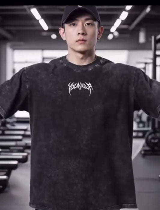 Camiseta Vintage Lavada Pesada Unisex para Hombres y Mujeres Youngla Camisas para Mi Novio
Cuello Redondo Ajustado Estilo Relajado para Gimnasio y Casual Diseño Gráfico Lavable a
Máquina Look Desgastado Manga Corta Ideal para
Adultos Jóvenes