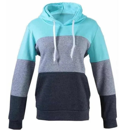 Sudadera Hoodie Mujer Casual Cómoda Afelpada 3franj 202301 G