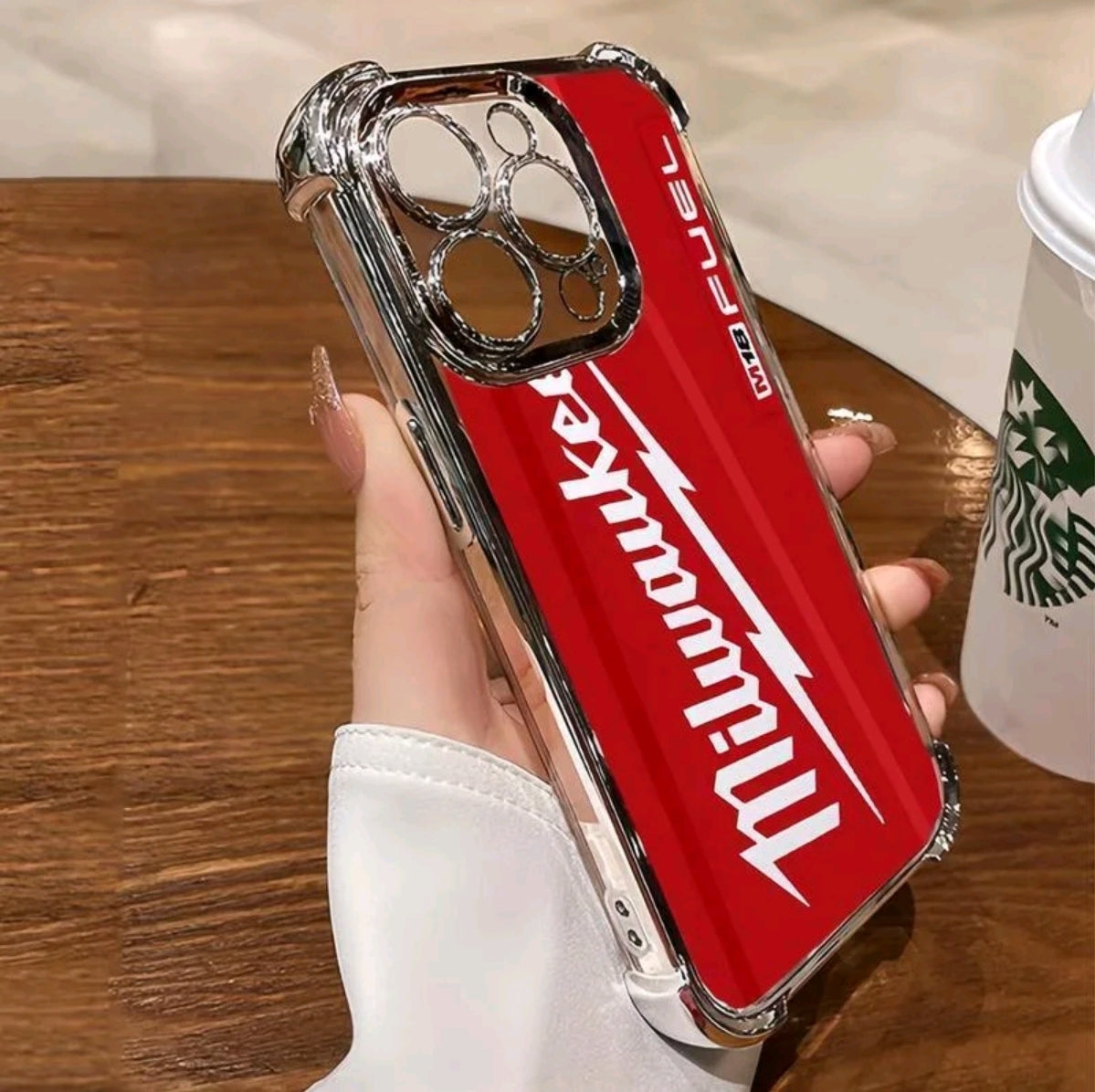 Funda De Teléfono Milwaukee Para IPhone 16/15/14/13/12/11 Xs Pro Max Plus-Anti-CaiDa, A Prueba De Golpes, Transparente, Protector De Pantalla Protectora Cubierta De ProteccióN De TeléFono Resistente Carcasa De ProteccióN De Accesorio Carcasa De ProteccióN