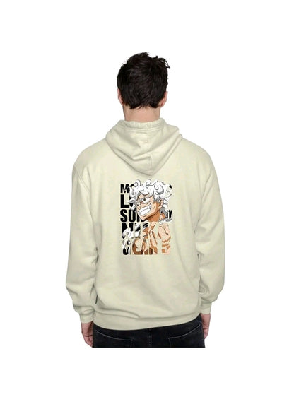 Sudadera Hoodie Anime Luffy Nika Gear 5 one Piece Unisex con Capucha