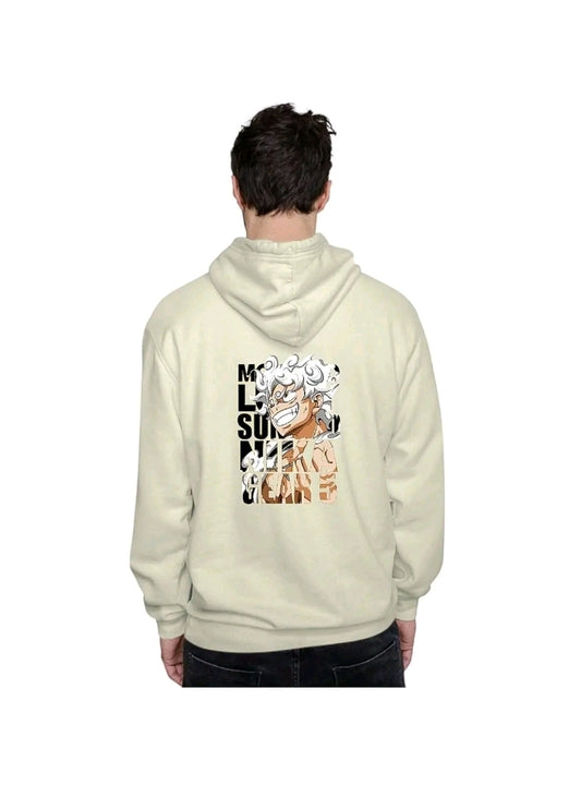 Sudadera Hoodie Anime Luffy Nika Gear 5 one Piece Unisex con Capucha