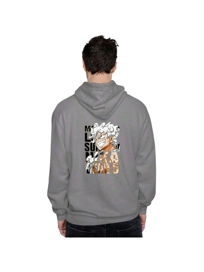 Sudadera Hoodie Anime Luffy Nika Gear 5 one Piece Unisex con Capucha
