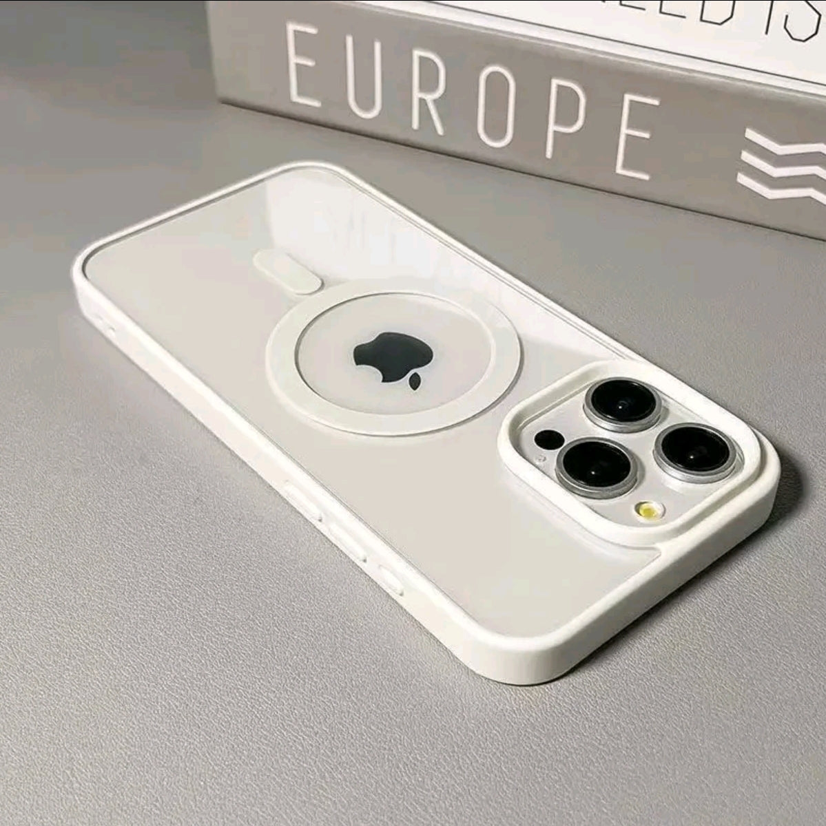 Funda de teléfono de carga inalámbrica Candy Magsafe de lujo para iPhone 17 16 15 14 13 12 11 Pro Max 16 Plus 16€ 17 Air Cubierta magnética del parachoques