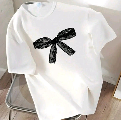 Camiseta De Cuello Redondo Con Estampado De fresas , Camiseta De Manga Corta Casual Para Primavera Y Verano, Ropa De Mujer