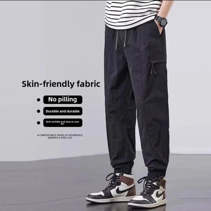 INTERNACIONAL. Pantalones De Verano Casuales De Pierna Recta Para Hombre, L
