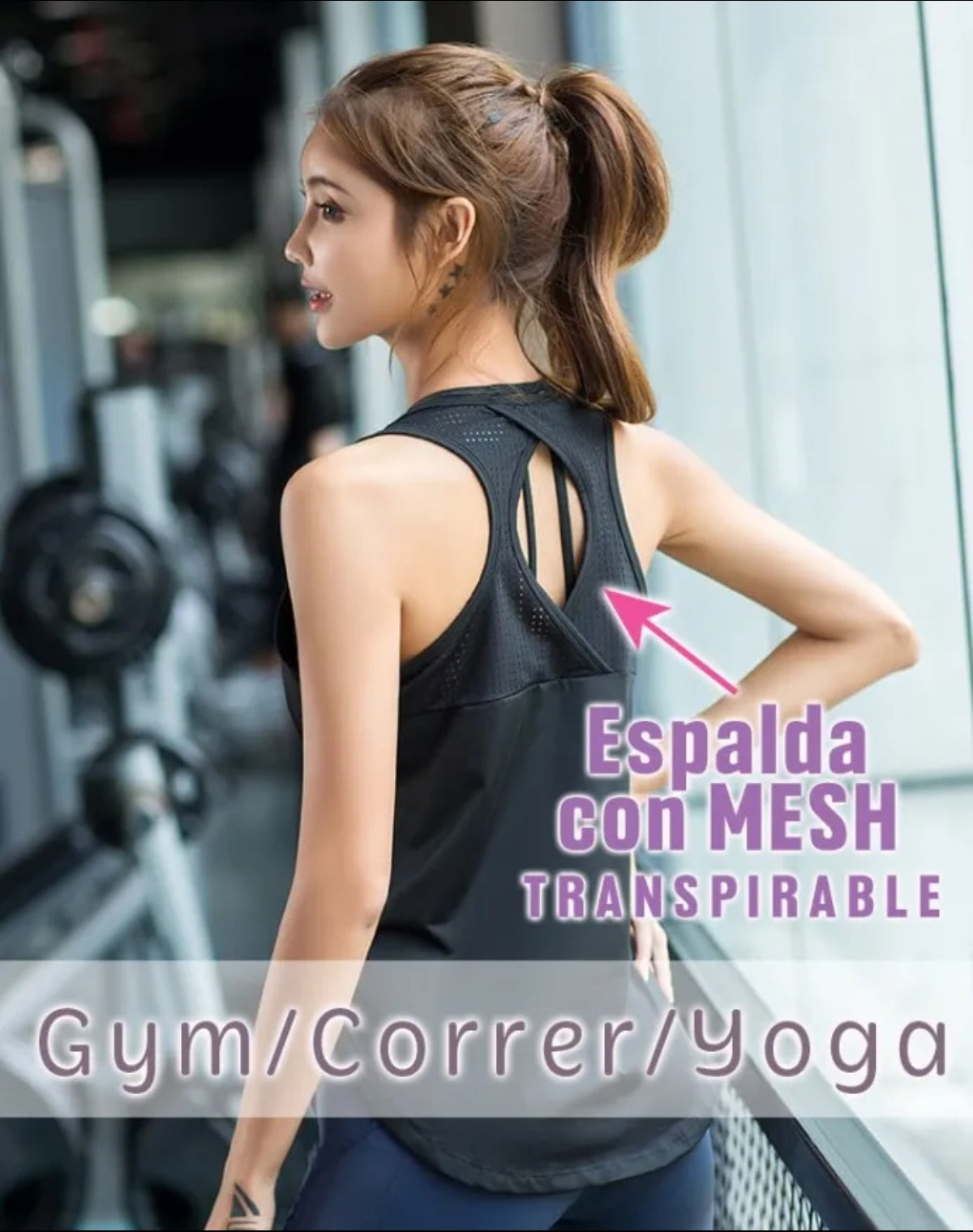 Playera Licra Deportiva Correr Gym Mujer Vanquish B008 Am7