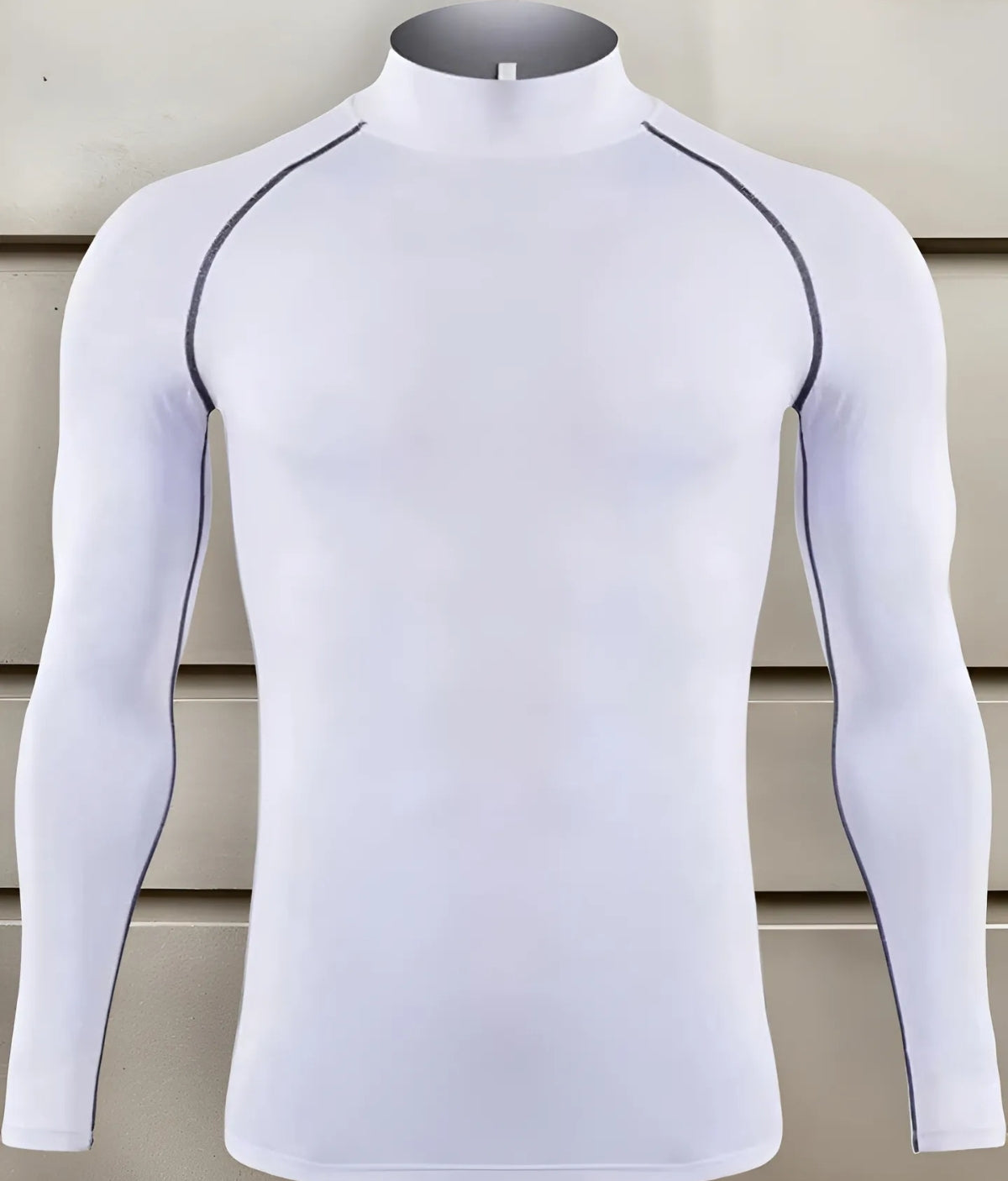 Playera Licra Deportiva Compresión Cuello Alto Sigetu 929 C