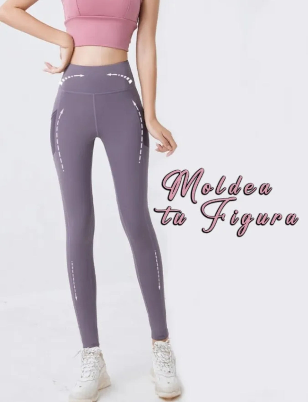 Leggins Deportivo Gym Correr Licra Ejercicio Bolsa Celular R