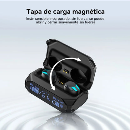 Audífonos In-ear Bluetooth Keluona Auriculares Inalámbricos Color M41 GRIS