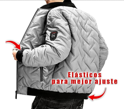 Chamarra Hombre Moda Casual Calientita Acolchada 101202 Am7