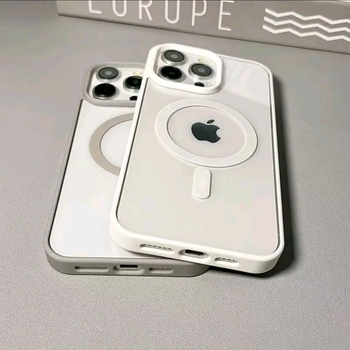 Funda de teléfono de carga inalámbrica Candy Magsafe de lujo para iPhone 17 16 15 14 13 12 11 Pro Max 16 Plus 16€ 17 Air Cubierta magnética del parachoques