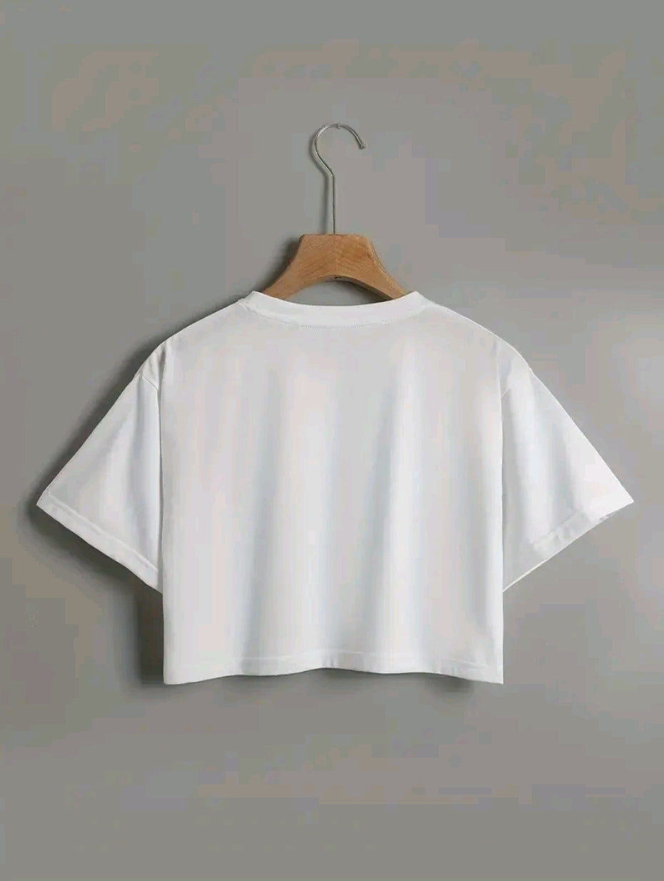 PLAYERA TOP PARA DAMA CON DISEÑO DE CHERRY LOF