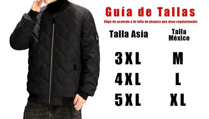 Chamarra Hombre Moda Casual Calientita Acolchada 101202 Am7