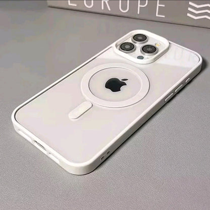 Funda de teléfono de carga inalámbrica Candy Magsafe de lujo para iPhone 17 16 15 14 13 12 11 Pro Max 16 Plus 16€ 17 Air Cubierta magnética del parachoques