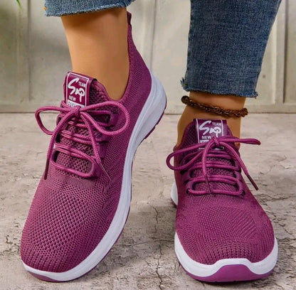 zapatillas casuales de mujer Suela gruesa antideslizante, transpirable y cómoda. Estilc moderno con altura adicional y puntera redonda. Calzado deportivo y de ocio al aire libre de moda
