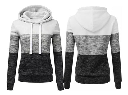 Sudadera Hoodie Mujer Casual Cómoda Afelpada 3franj 202301 G