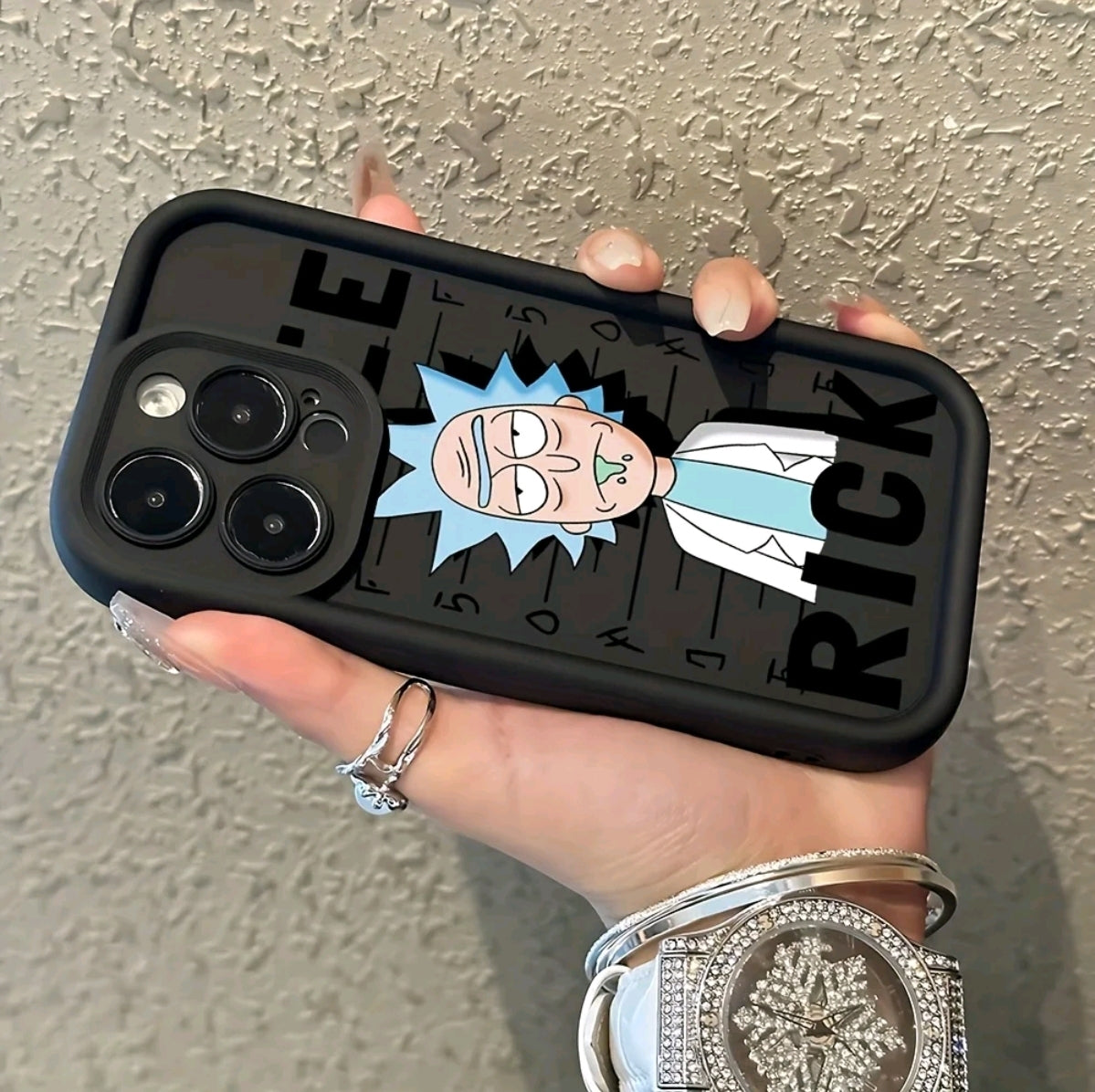 Estuche de Teléfono Popular de Rick y Morty Cientifico para iPhone 16, 15, 14, 13, 12, 1 Pro Max MiniXR XS X 7 8 Plus - Cubierta Trasera Suave Antigolpes TPU