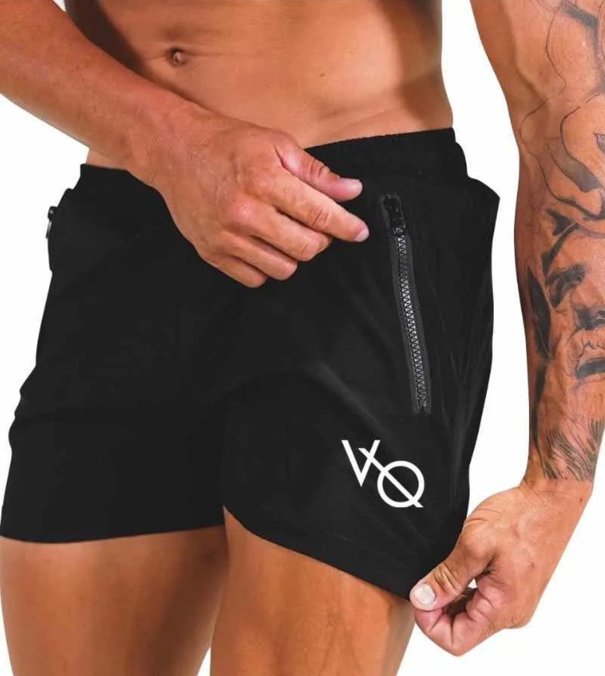 Short Deportivo Gym Playa Elástico Vanquish Fitness V Q G