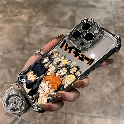 Funda de telefono compatible con iPhone 16,15,14, 13, 12, 1 Pro Max, X, XR, XS Max, 8,7 Plus con un trasfondo suave transparente para protección contra caídas