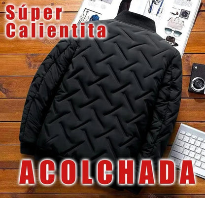 Chamarra Hombre Moda Casual Calientita Acolchada 101202 Am7