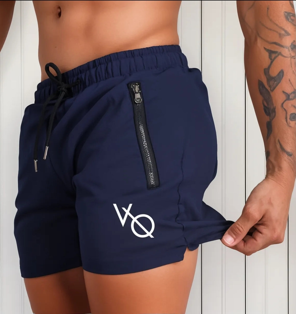 Short Deportivo Gym Playa Elástico Vanquish Fitness V Q G