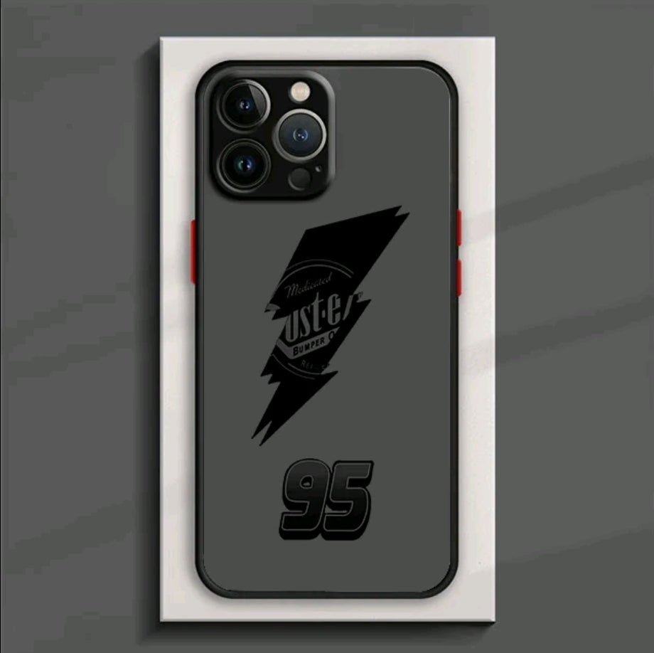 Funda de Teléfono con Logo de Coches para iphone 16 15 14 13 12 11 Mini Pro Max X XR XSMax 7 8 PIus, Cubierta Trasera Transpaente Mate, Protección a Prueba de Golpes