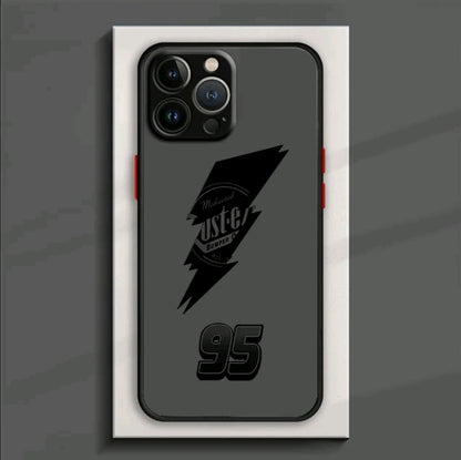 Funda de Teléfono con Logo de Coches para iphone 16 15 14 13 12 11 Mini Pro Max X XR XSMax 7 8 PIus, Cubierta Trasera Transpaente Mate, Protección a Prueba de Golpes