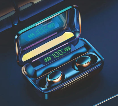 Keluona Audifonos In-ear Inalambricos G> Bluetooth Tactil Cancelacion De Ruido Con Luz Led