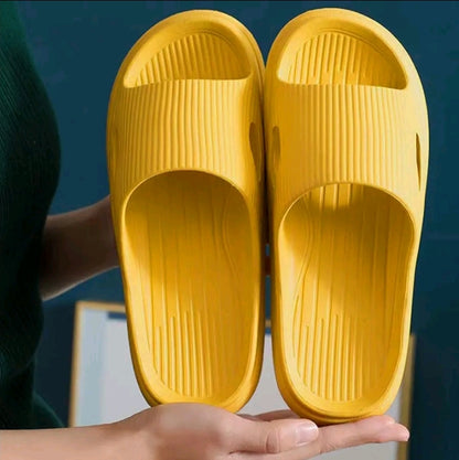 Sandalias de mujer. Pantuflas, color liso sencillo, de secado rápido, para baño en casa