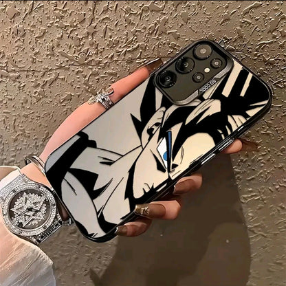 Fundas Populares de Anime Super Saivan para Teléfonos Móviles Samsung Galaxy S25 S24 S23 S22 S21 S20 FE UItra Plus 4G 5G. Cubierta Trasera Antideslizante v Resistente