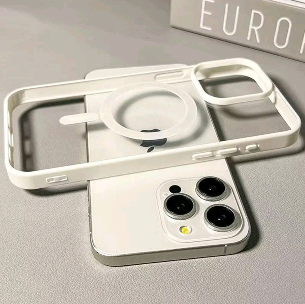 Funda de teléfono de carga inalámbrica Candy Magsafe de lujo para iPhone 17 16 15 14 13 12 11 Pro Max 16 Plus 16€ 17 Air Cubierta magnética del parachoques