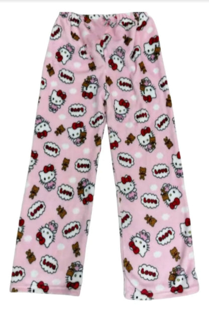 (🌍 PRODUCTO INTERNACIONAL) Pantalones De Franela Para Mujer Con Diseñio Calido Y Acogedc