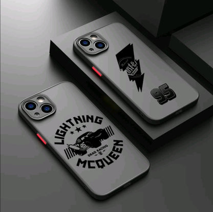 Funda de Teléfono con Logo de Coches para iphone 16 15 14 13 12 11 Mini Pro Max X XR XSMax 7 8 PIus, Cubierta Trasera Transpaente Mate, Protección a Prueba de Golpes