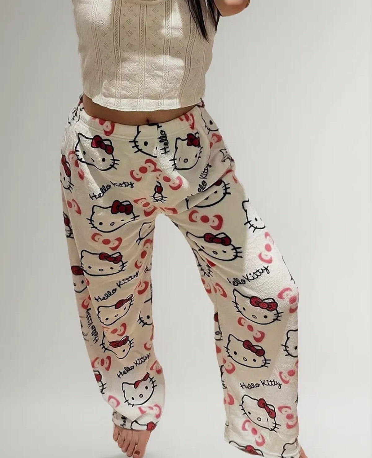 (🌍 PRODUCTO INTERNACIONAL) Pantalones De Franela Para Mujer Con Diseñio Calido Y Acogedc