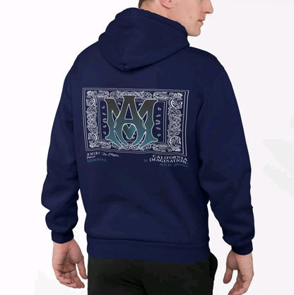 Sudadera Hoodie Casual Urbano Gym Amir i Marco Unisex Unitalla con Capucha