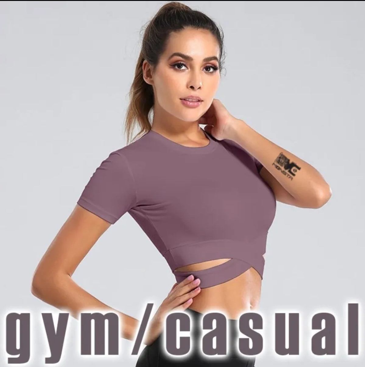 Crop Top Playera Blusa Deportiva Casual Playa Cru 122181 Am7