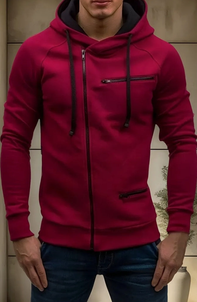 Sudadera Casual Moda Chamarra Hoddie Con Capucha MZ3 2108 G