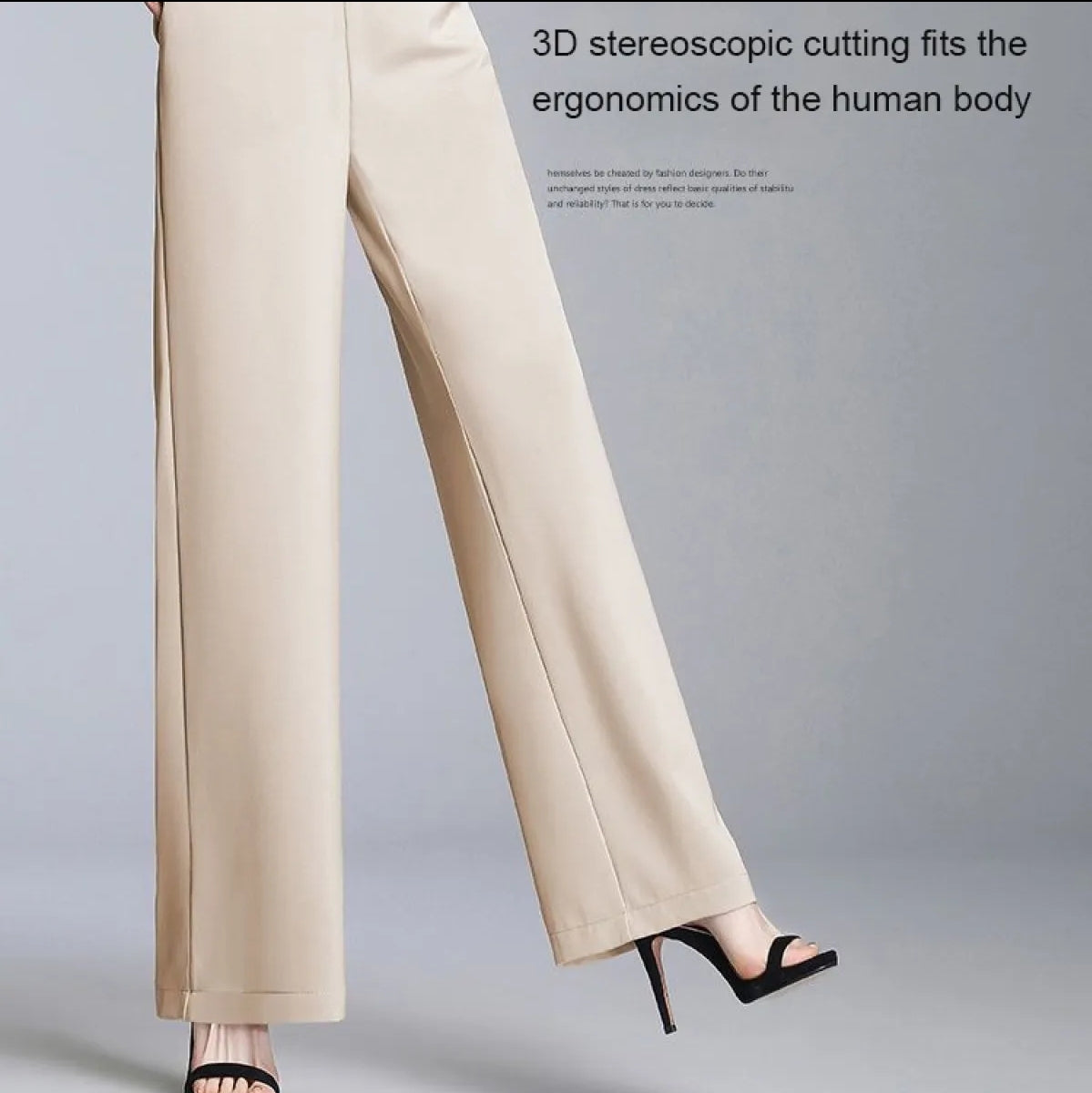 (🌍 PRODUCTO INTERNACIONAL) Pantalones Holgados Casuales De Cintura Alta Y Pierna Recta