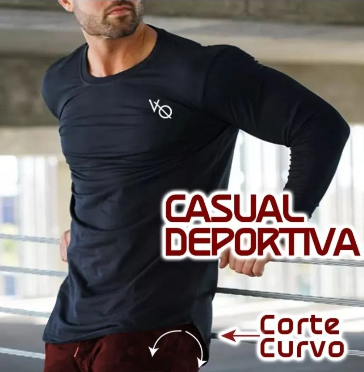 Playera Deportiva Gym Ajuste Perfecto Vanquish V Q 2023 Am7