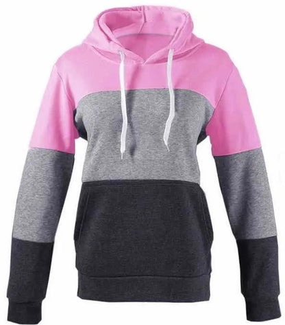Sudadera Hoodie Mujer Casual Cómoda Afelpada 3franj 202301 G