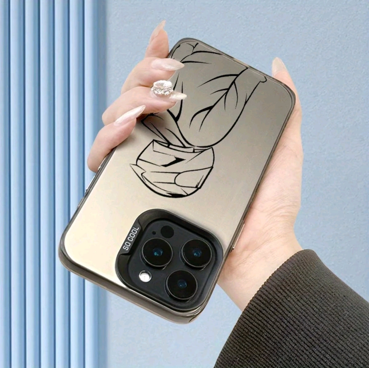 Funda de teléfono con marco de fotos dos en uno IMD de gran venta 'y patrón creativo de chico C motociclista, para la Serie iphone 17 16 15 14 13 12 11 PRO MAX PLUS AIR V XR XS MAX, diseño de moda creativa, ideal como regalo para amigos