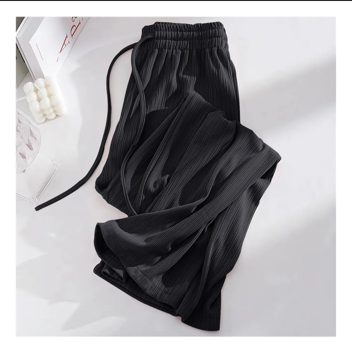 (🌍 PRODUCTO INTERNACIONAL) Pantalones Rectos Cintura Alta Holgados Casuales Mujel