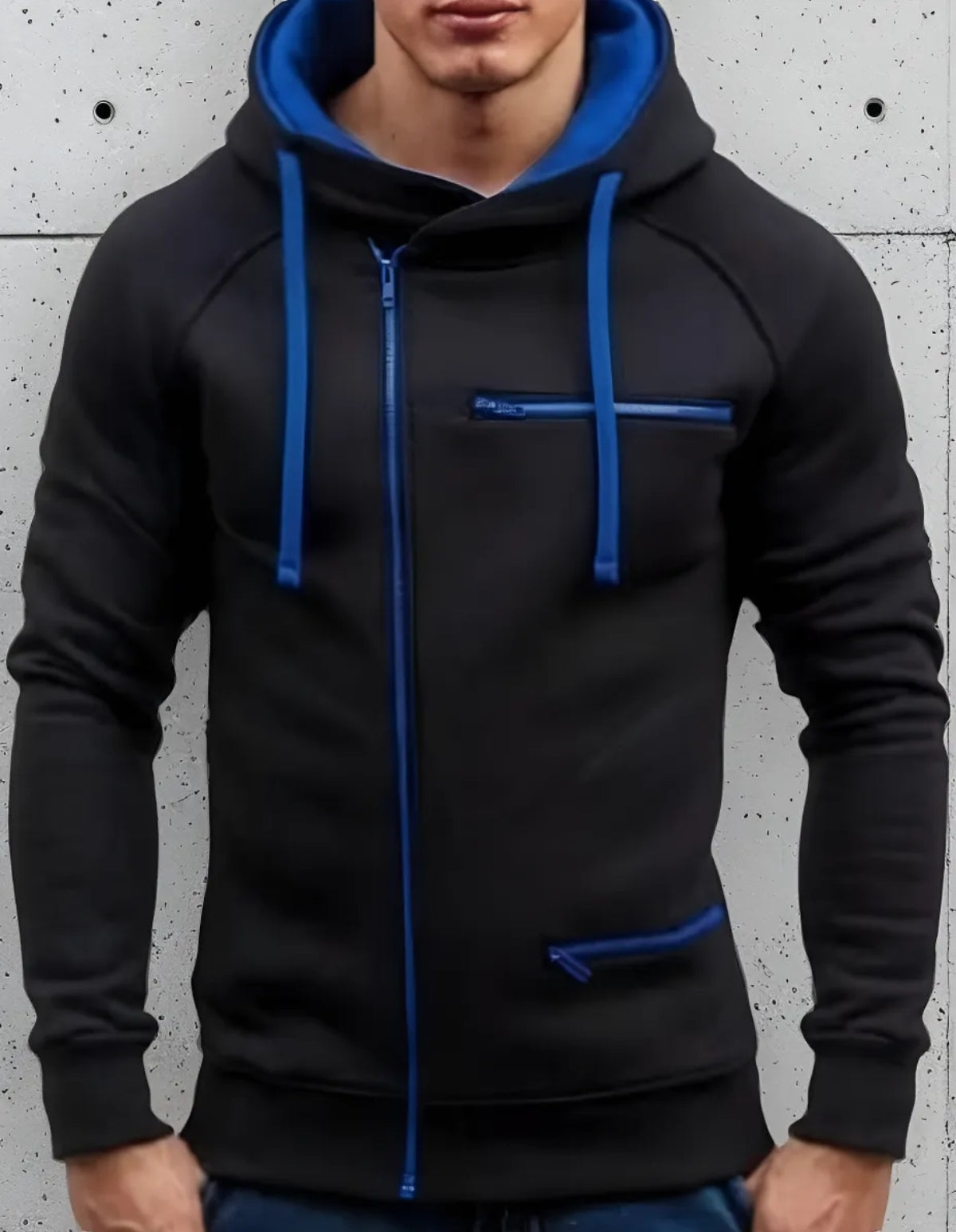 Sudadera Casual Moda Chamarra Hoddie Con Capucha MZ3 2108 G