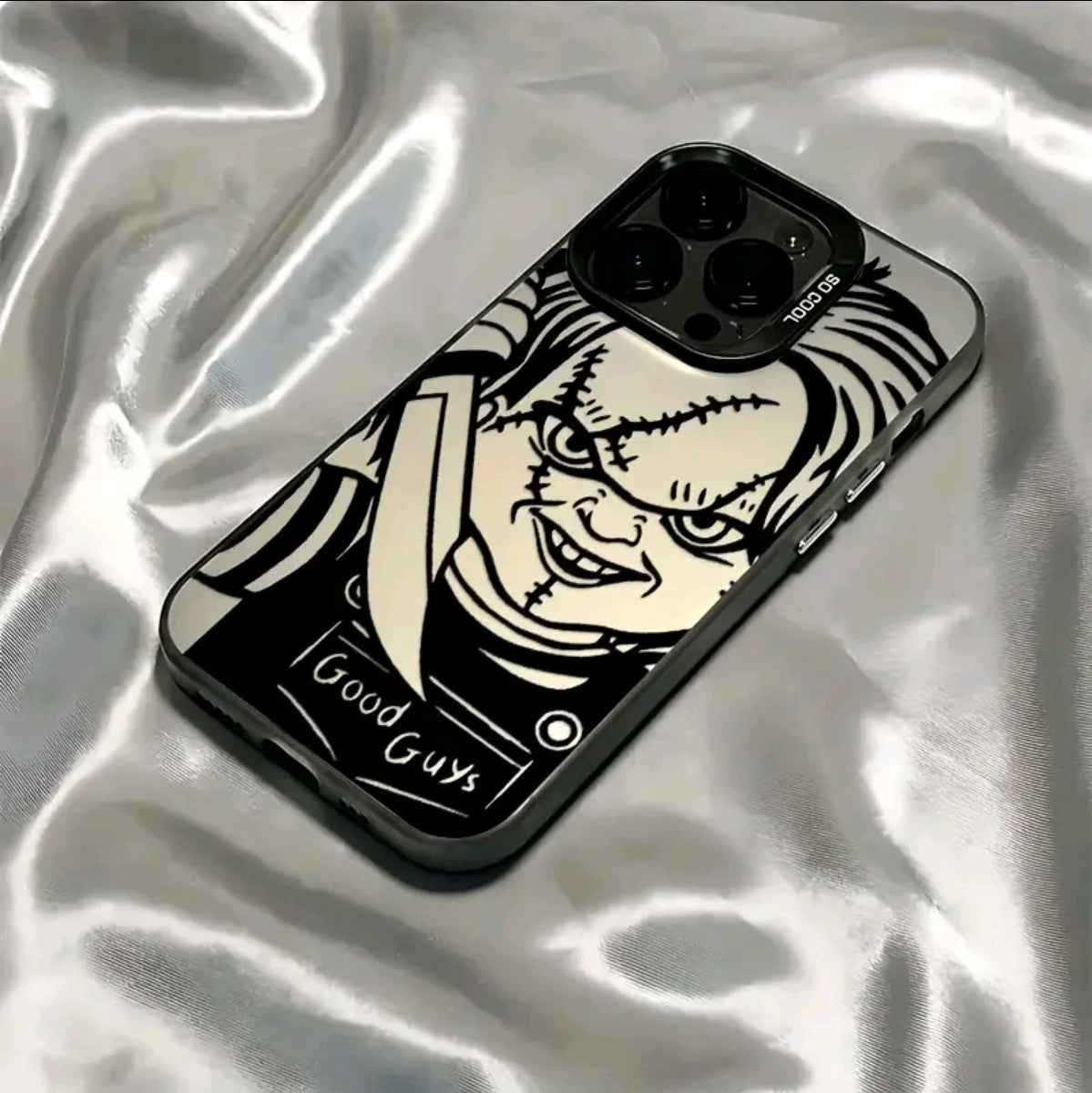 Estuche de teléfono divertido C-Chucky Good Guys compatible con for iphone 17 ARI 17 PRO MAX I7 PLUS/16, E 14, 13, 12, 1 Pro Max, X, XR, XS Max, 8V13 8 Plus, con un dorso mate resistente a los golpes.