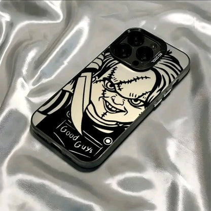 Estuche de teléfono divertido C-Chucky Good Guys compatible con for iphone 17 ARI 17 PRO MAX I7 PLUS/16, E 14, 13, 12, 1 Pro Max, X, XR, XS Max, 8V13 8 Plus, con un dorso mate resistente a los golpes.