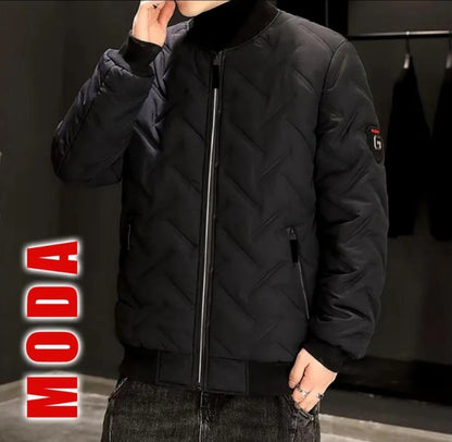 Chamarra Hombre Moda Casual Calientita Acolchada 101202 Am7