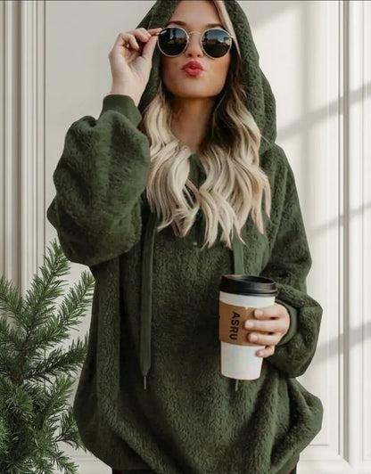 Sudadera Hoddie Mujer Cómoda Suelta Rica Afelpada 202309 Am7