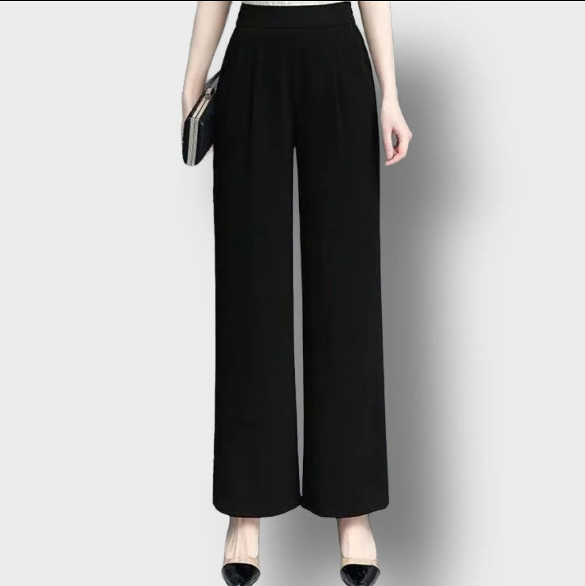 (🌍 PRODUCTO INTERNACIONAL) Pantalones Holgados Casuales De Cintura Alta Y Pierna Recta